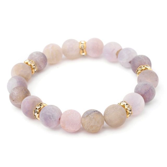 Stackable Semi-precious stone bracelet