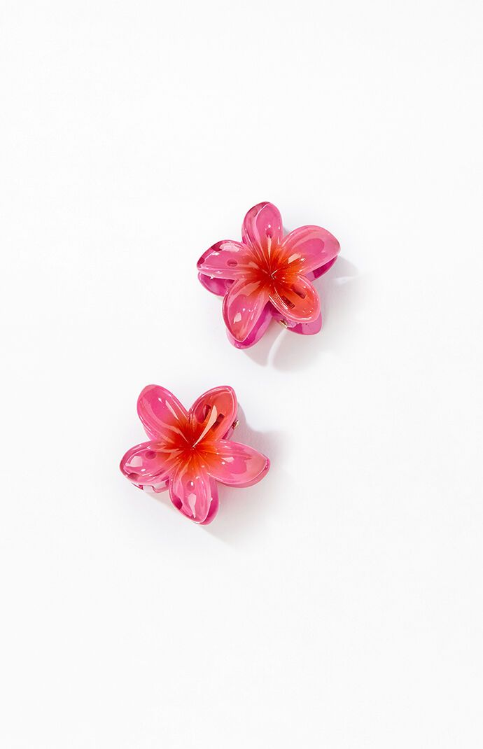 Mini flower hair claw clip (Set of 4)