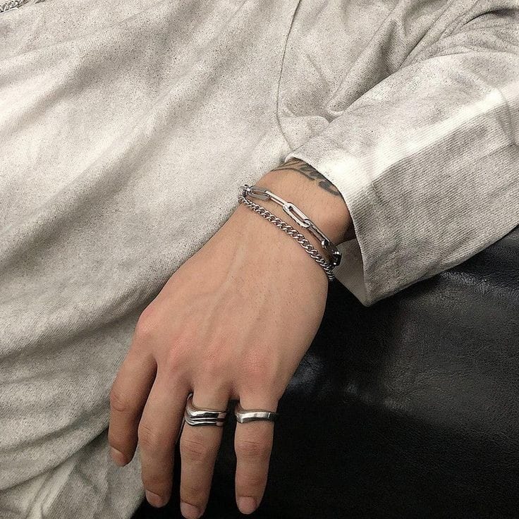 Men's Chain Bracelet set